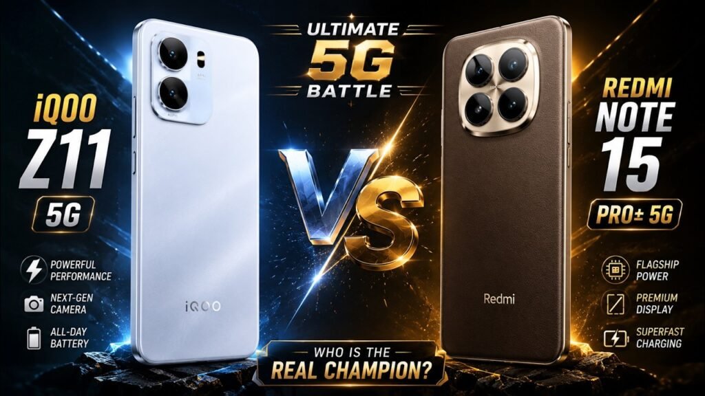 iQOO Z11 5G vs Redmi Note 15 Pro+
